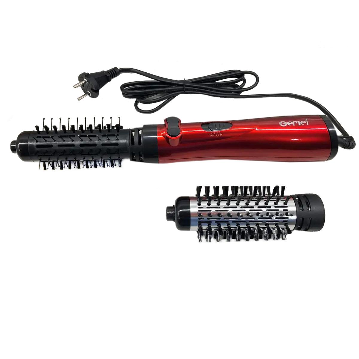 Фен-щітка для укладки волосся Gemei GM-4829 Червоний (1009211-Red)