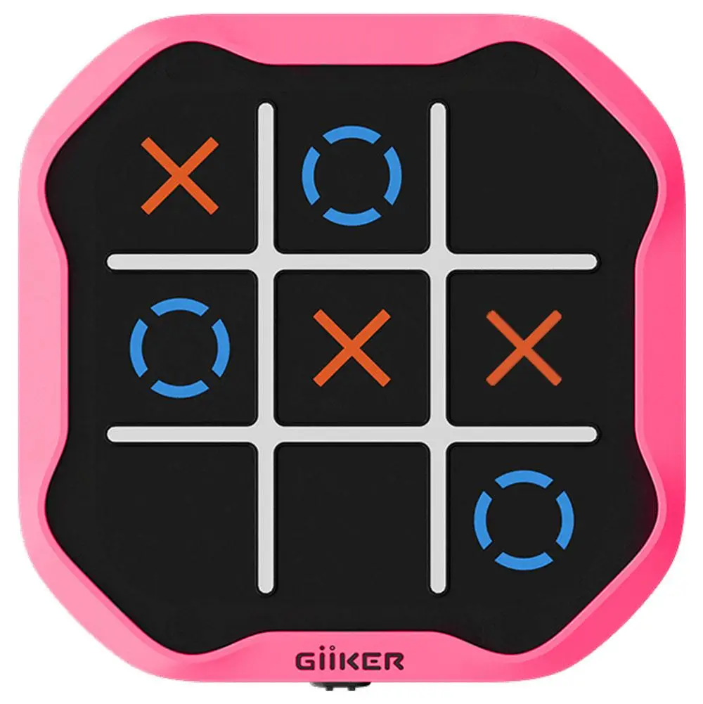 Игра интерактивная крестики-нолики GiiKER Tic-Tac-Toe Bolt JKJZQ001 Pink