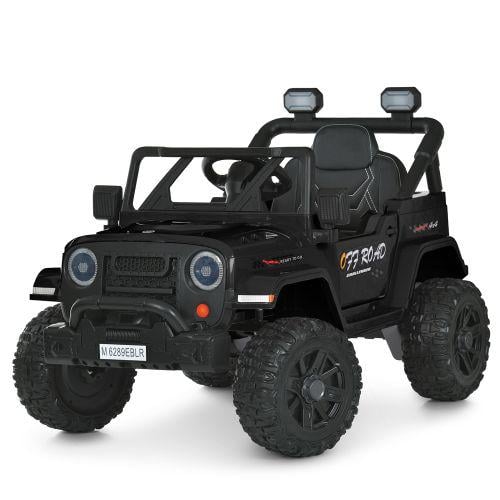 Дитячий електромобіль Джип M 6289EBLR-2 Чорний