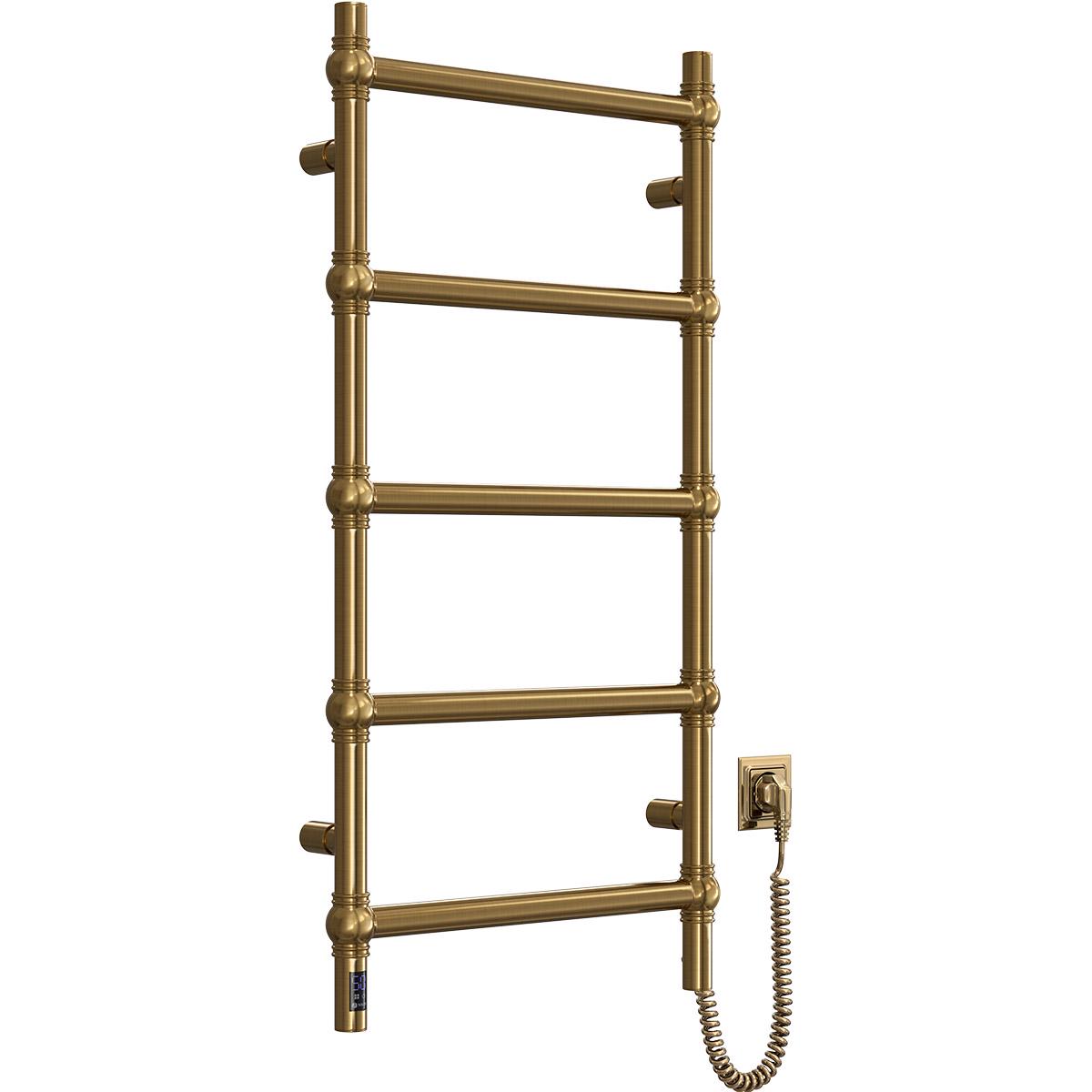 Рушникосушка електрична NAVIN Ретро Sensor права 500х1000 мм Бронзовий