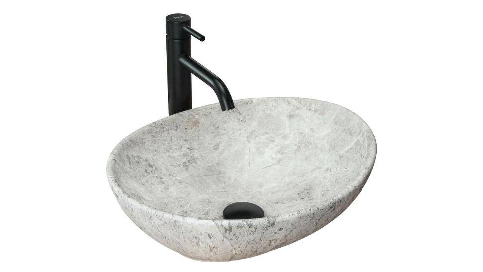 Умивальник Rea Sofia Light Stone 34,5x41 см Grey (REA-U0165)