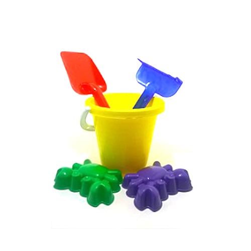 Відро мале Bamsic 012/1 №2 та лопатка/граблі/2 пасочки 26х19х19 см