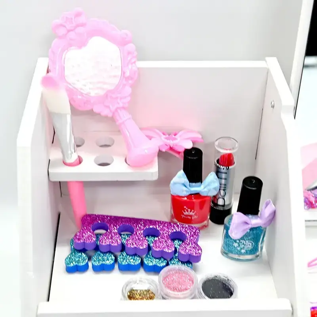 Настільний органайзер для дівчаток Fun Game 769-6 дзеркало з шухлядкою/косметика/LED-лампа 21 елемент (2403452629) - фото 3 Настільний органайзер для дівчаток Fun Game 769-6 дзеркало з шухлядкою/косметика/LED-лампа 21 елемент (2403452629) - фото 3