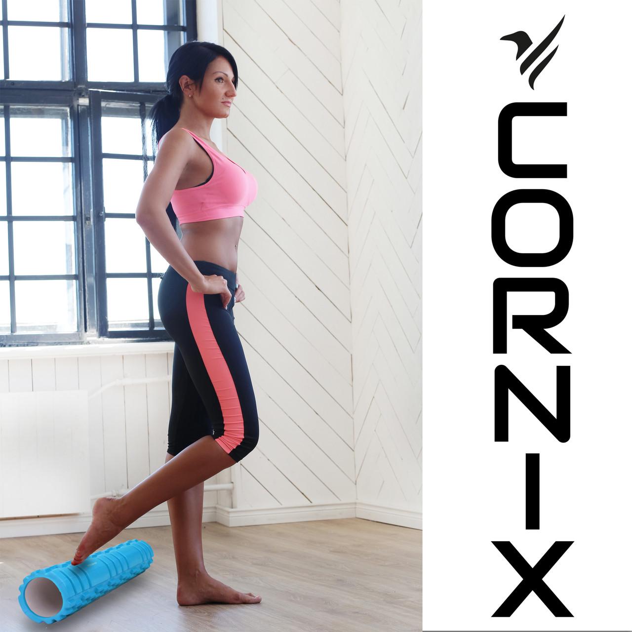 Массажный ролик Cornix EVA 45х14 см XR-0044 Sky Blue (2707033021) - фото 2 Массажный ролик Cornix EVA 45х14 см XR-0044 Sky Blue (2707033021) - фото 2