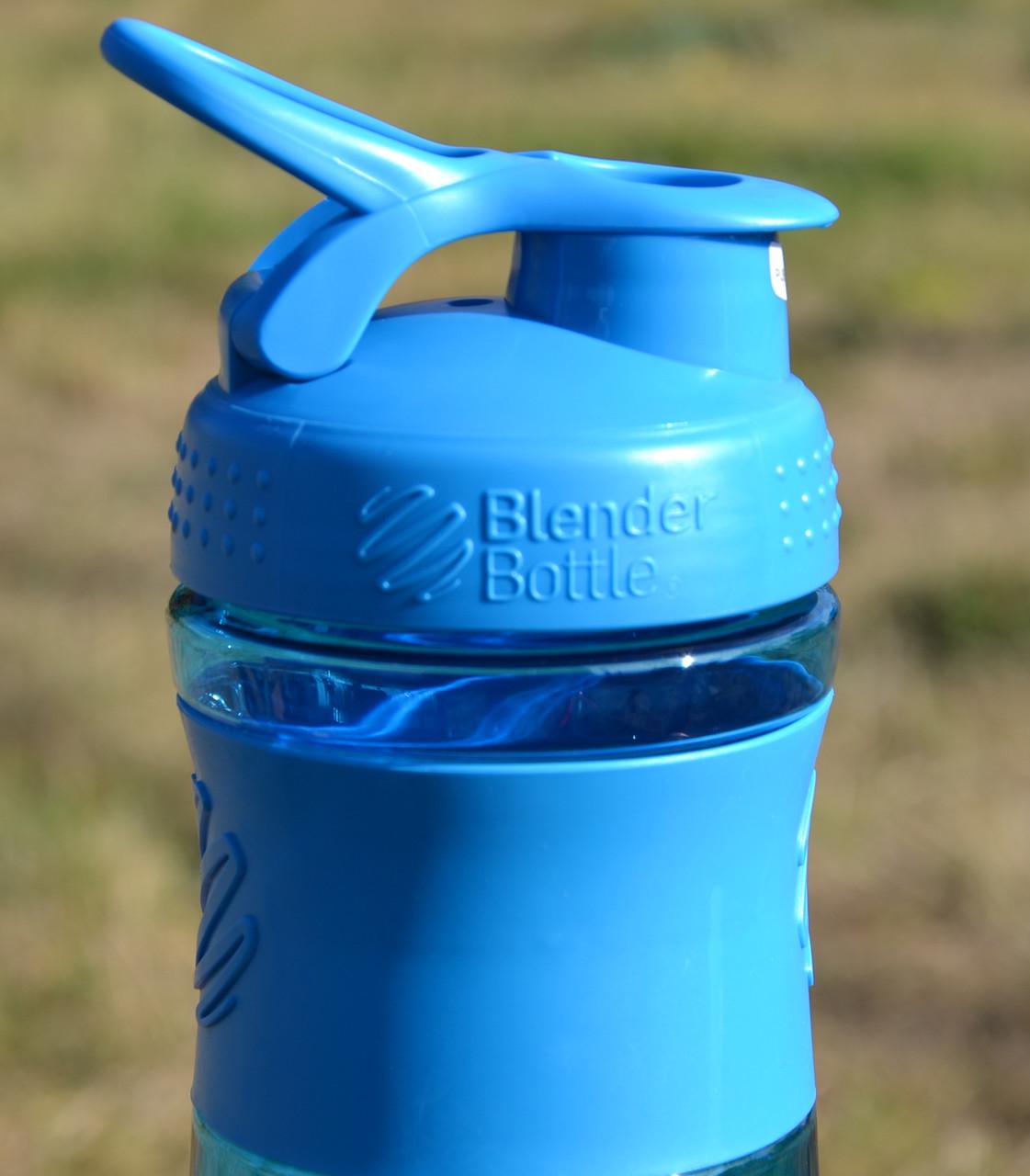 Шейкер спортивний BlenderBottle SportMixer 28oz 820 ml Cyan - фото 4