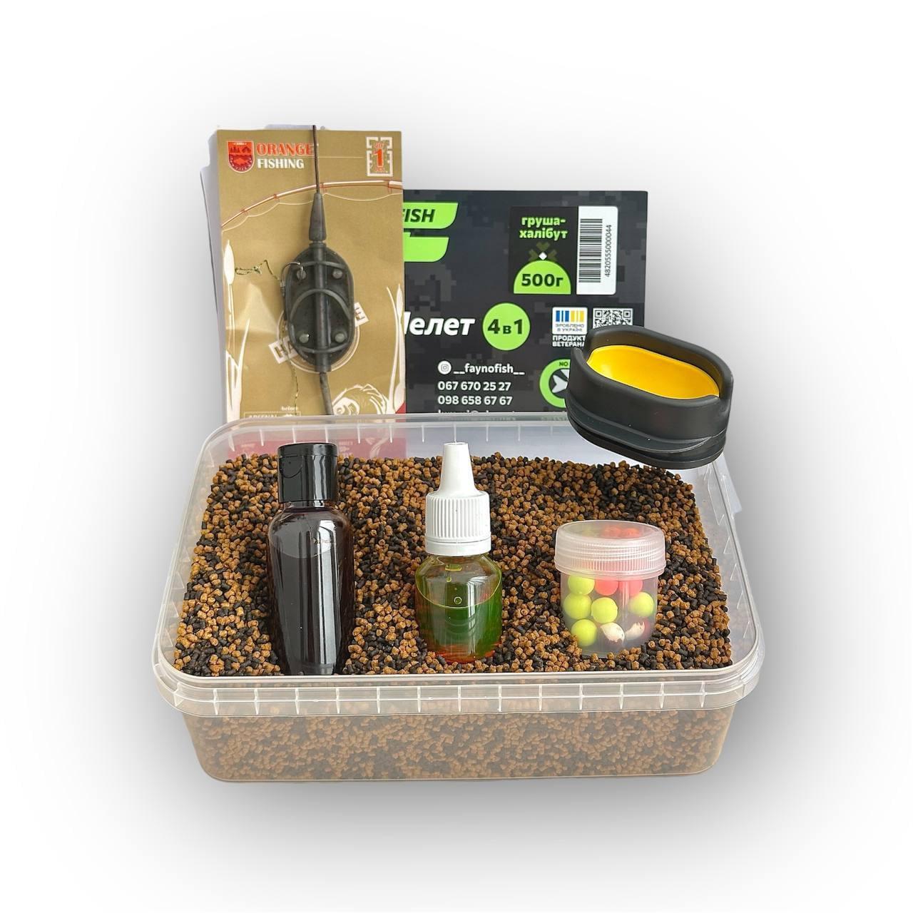 Методный пеллетс метод микс Fayno Fish груша-халибут 6в1 500 г (2899883102)