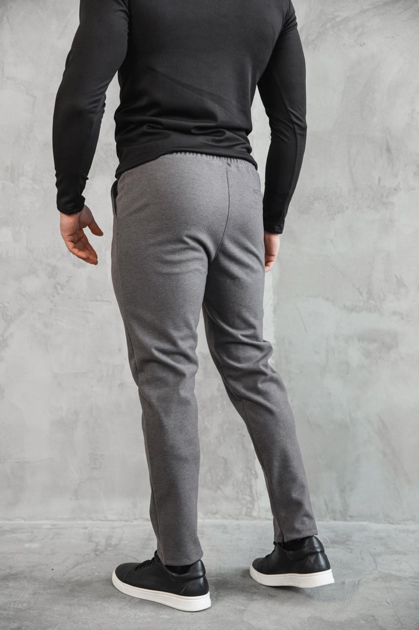 Штани чоловічі зимові slim-fit J0027 на флісі XL Графіт (J0027/1/4) - фото 2 Штани чоловічі зимові slim-fit J0027 на флісі XL Графіт (J0027/1/4) - фото 2
