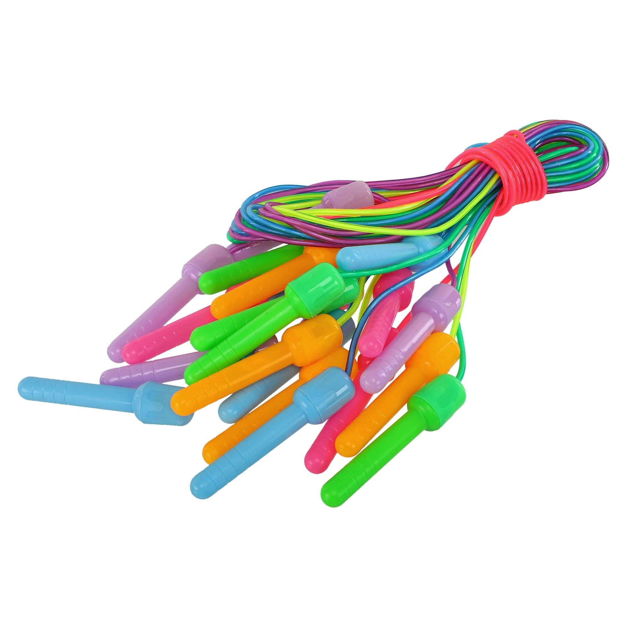 Скакалка SP-Sport FI-3518 з підшипником і PVC джгутом 10 шт. 2,8 м 4,5 мм Різнокольоровий (32511037)