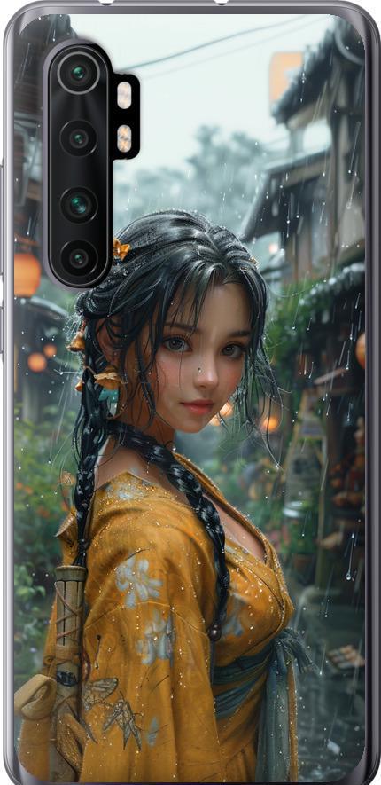Чехол на Xiaomi Mi Note 10 Lite Anime-girl (6133t-1937-42517)