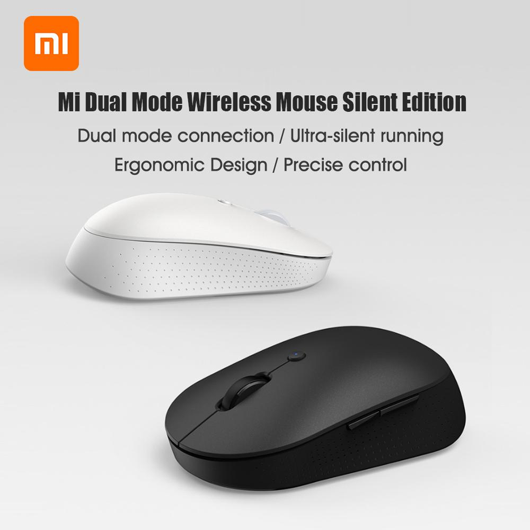 Миша бездротова MiJia Mi Wireless Bluetooth Dual Mode Mouse Silent Edition Black (WXSMSBMW02) - фото 9