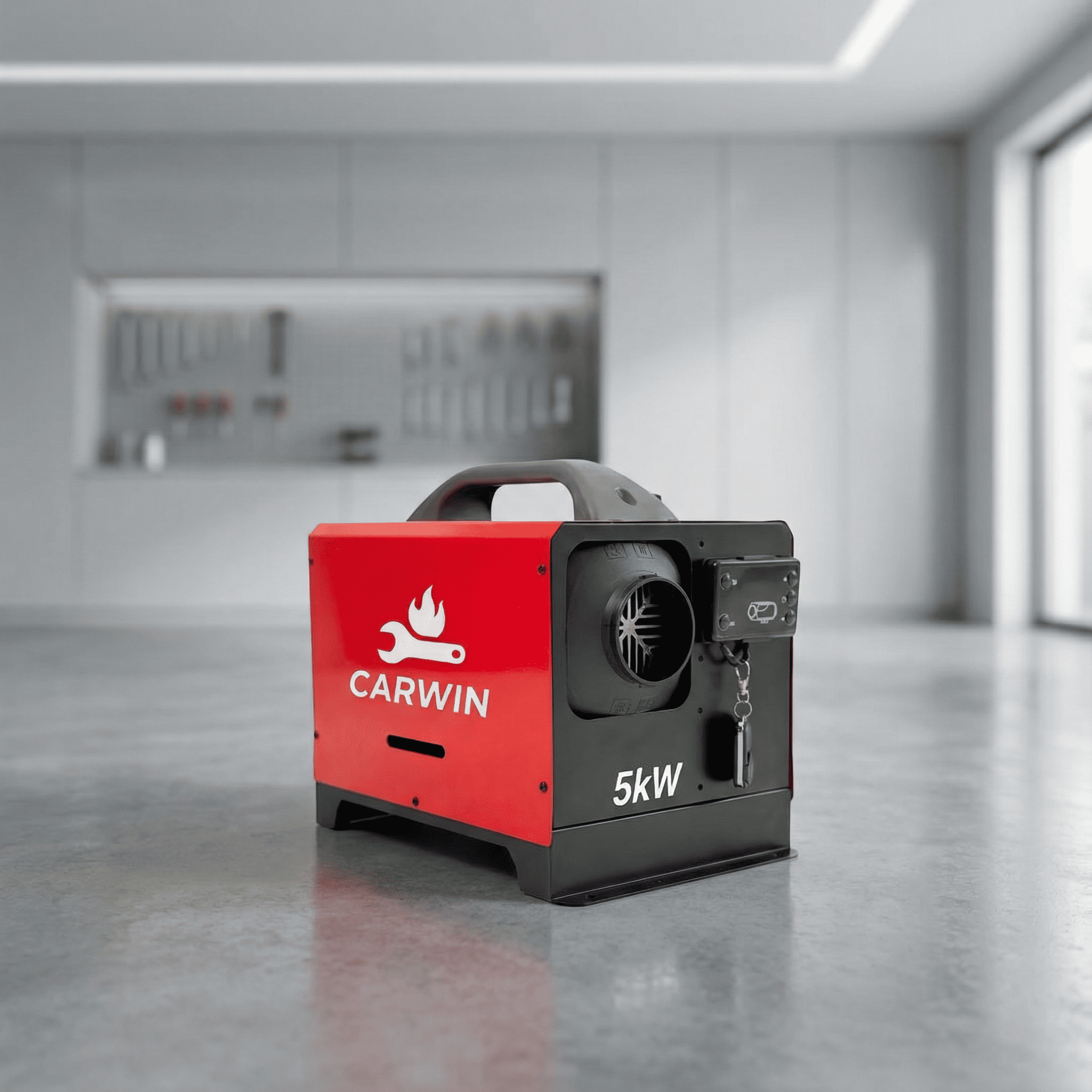 Дизельный автономный обогреватель CARWIN с LCD-дисплеем и пультом ДК 5 кВт Красный (С500 (7) Дизельный автономный обогреватель CARWIN с LCD-дисплеем и пультом ДК 5 кВт Красный (С500 (7)
