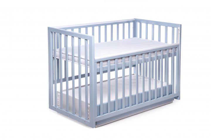 Ліжечко трансформер дитяче з ящиком CHARIVNE Блакитний - фото 5 Ліжечко трансформер дитяче з ящиком CHARIVNE Блакитний - фото 5