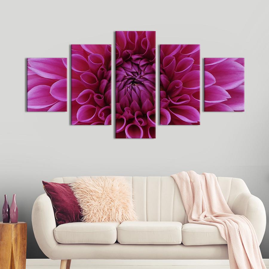 Картина на холсте Королевская хризантема 187x94 см (799-52)