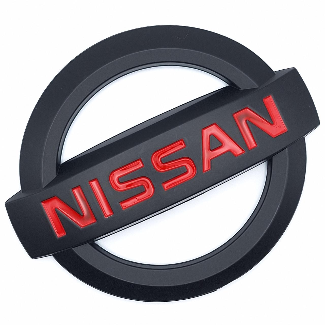 Эмблема Nissan ABS 128х110 мм Черный матовый (2502205558)