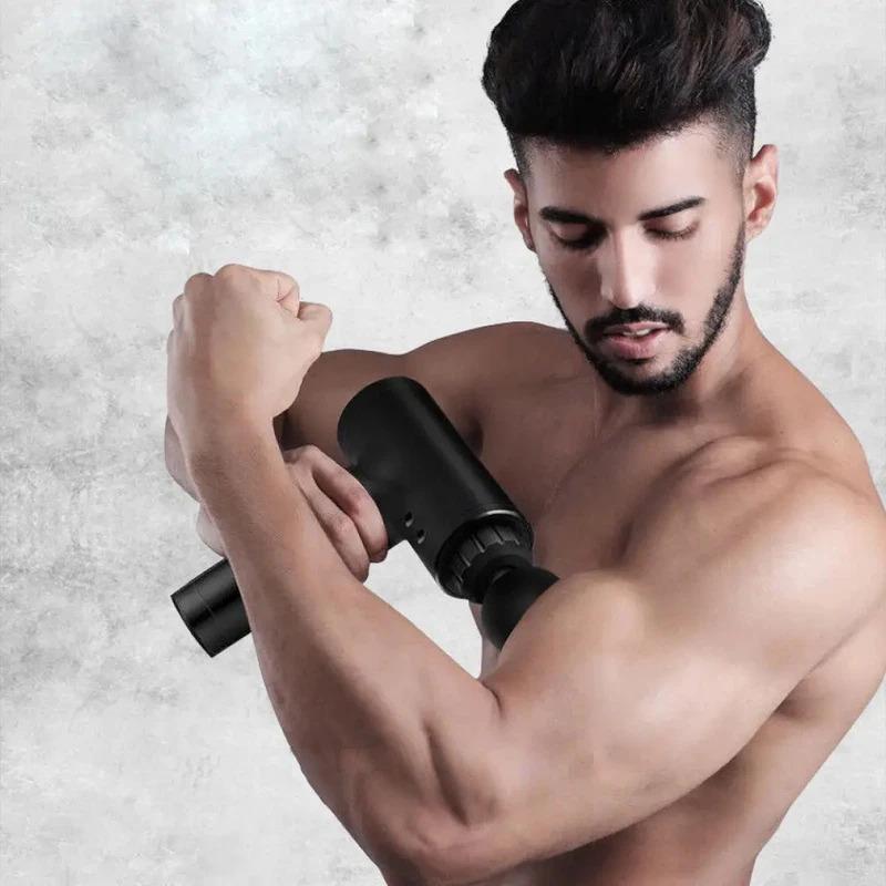 Масажер Fascial Gun KH-320 Чорний (123459791_378) - фото 5 Масажер Fascial Gun KH-320 Чорний (123459791_378) - фото 5