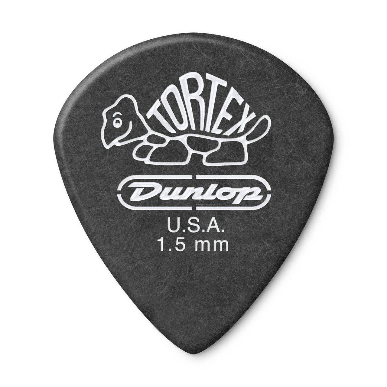 Медіатор Dunlop 482P1.5 Tortex Pitch Black Jazz III 1,5 мм 12 шт. (125387)