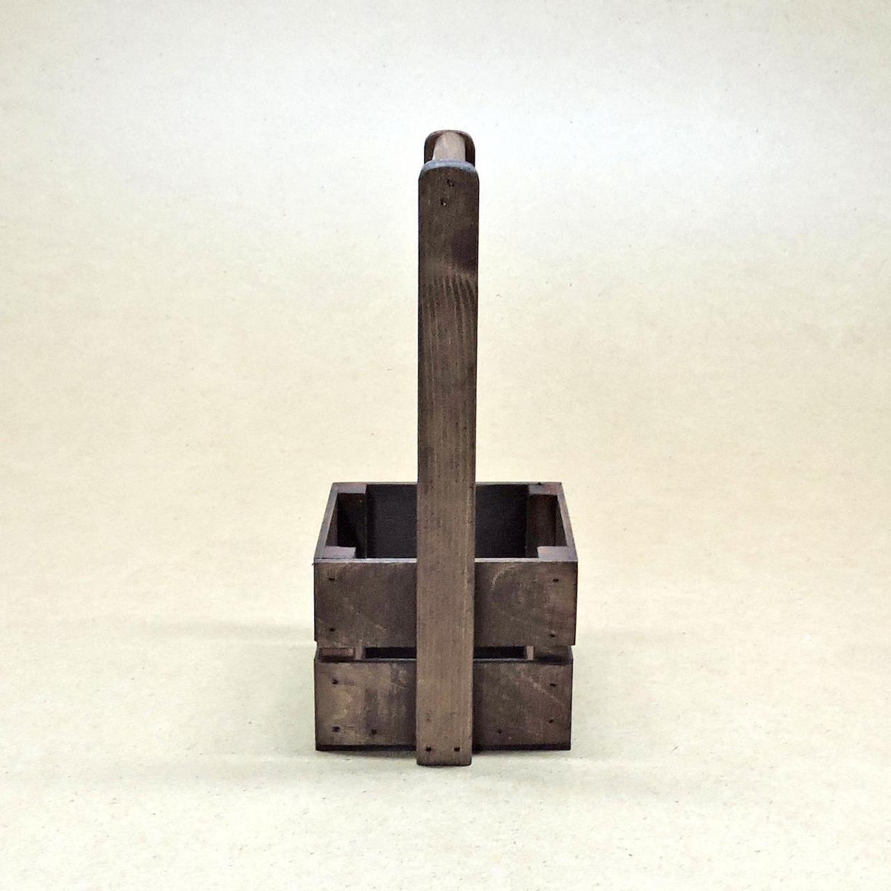 Корзинка подарочная из дерева Шервуд 12х12 см Мокко (ПДК-0021110) - фото 5 Корзинка подарочная из дерева Шервуд 12х12 см Мокко (ПДК-0021110) - фото 5