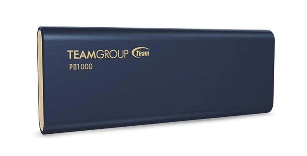 Зовнішній SSD-накопичувач Team Group PD1000 512 ГБ USB 3.2 Type-C IP68 Синій (T8FED6512G0C108)