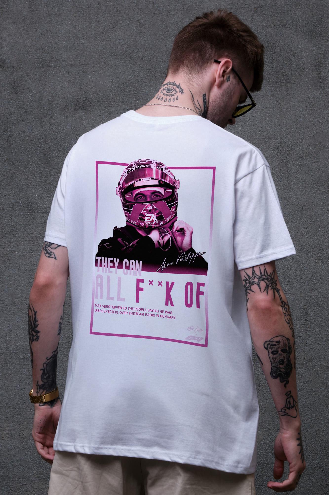 Футболка мужская Without с принтом Verstappen оверсайз S/M White (S8049678) Футболка мужская Without с принтом Verstappen оверсайз S/M White (S8049678)