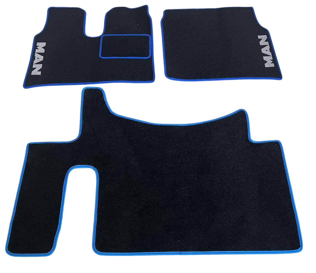 Килимки в салон ворсові для MAN TGX АКПП 2020+ 5 шт. Чорний (27326893)