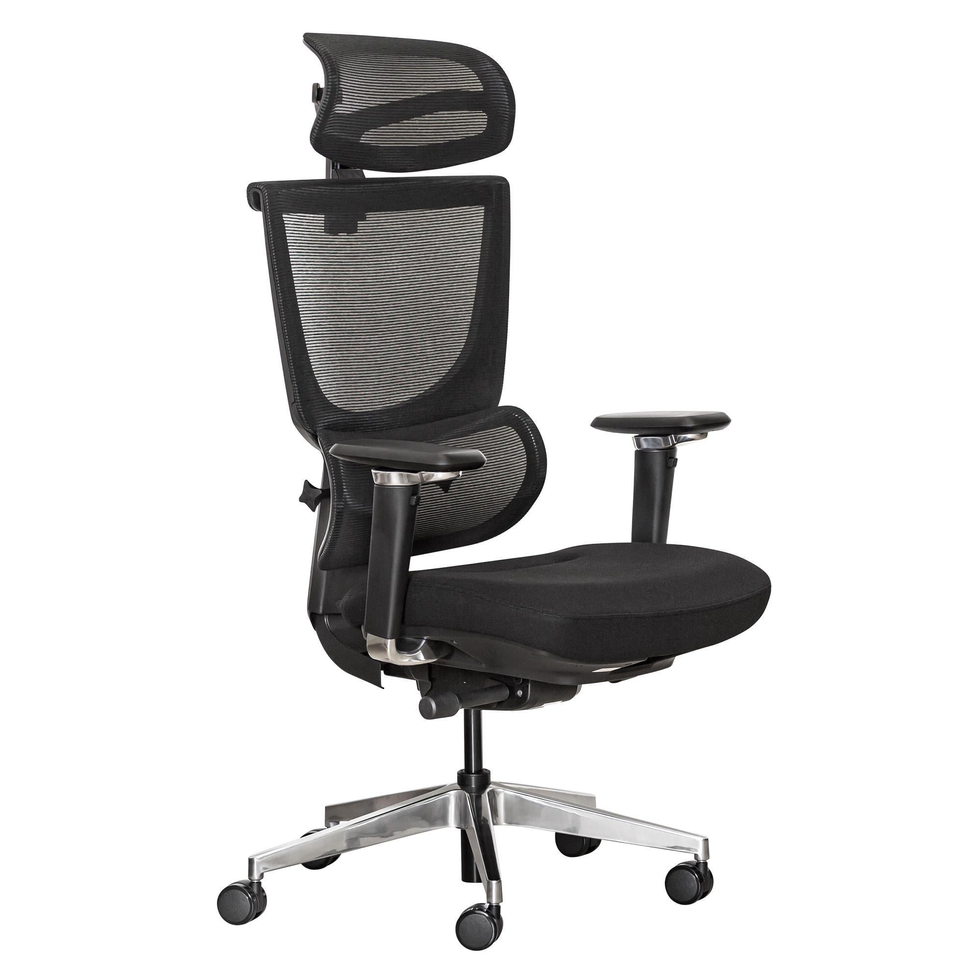 Крісло Mealux S8 Air Fabric сидіння тканина/спинка cітка Black (HF-S8P F/B)