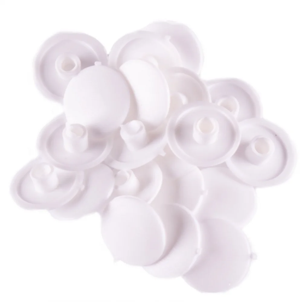 Меблева заглушка Sigma на конфірмат пластик d 12 мм Білий 50 шт. (ZG0840)