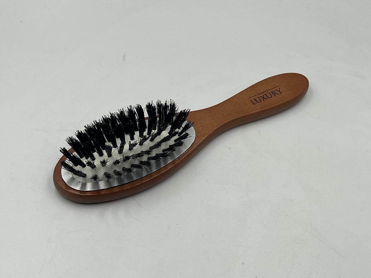 Щетка массажная для волос деревянная Beauty Luxury HB-03-18