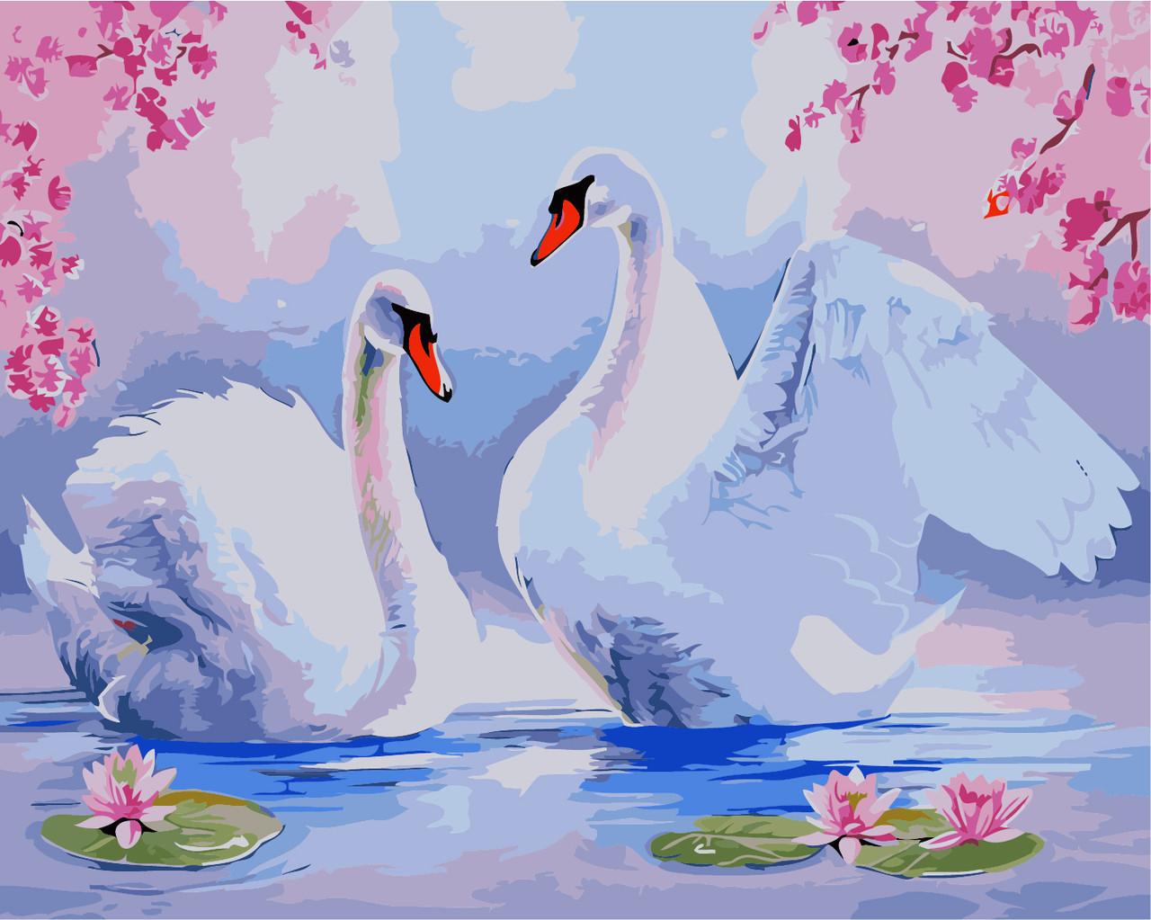 Картина по номерам Идейка Лебединая песня 40x50 см (skl-КНО2478)