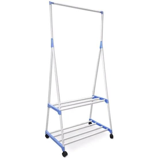 Вішалка для одягу Clothes Rack на коліщатках 68х43,9х152 см (AM-326)