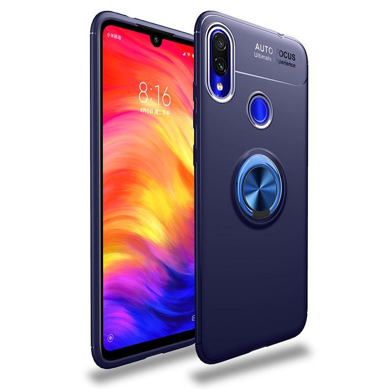 Чехол с кольцом Auto Focus для Xiaomi Redmi Note 7 Blue (08922-28)