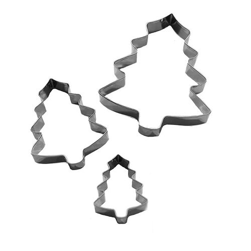 Резак для вырубки печенья Empire EM1289 Елка из нержавеющей стали 3 шт. (1a66f347)