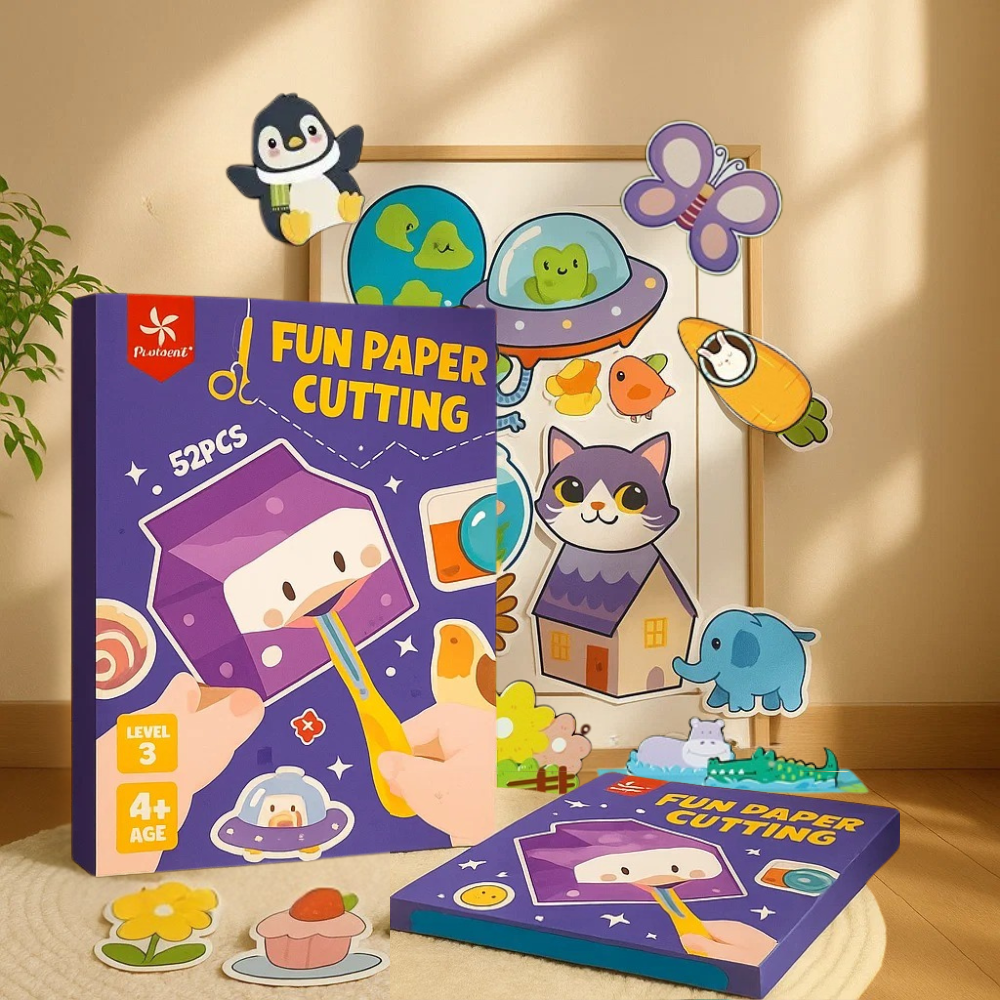 Альбом для аплікації Веселе вирізання з паперу Рівень 2 - фото 2 Альбом для аплікації Веселе вирізання з паперу Рівень 2 - фото 2