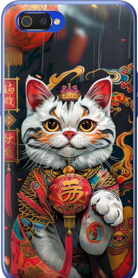 Чехол на Realme C2 China Cat v2 (6135u-1852-42517) Чехол на Realme C2 China Cat v2 (6135u-1852-42517)