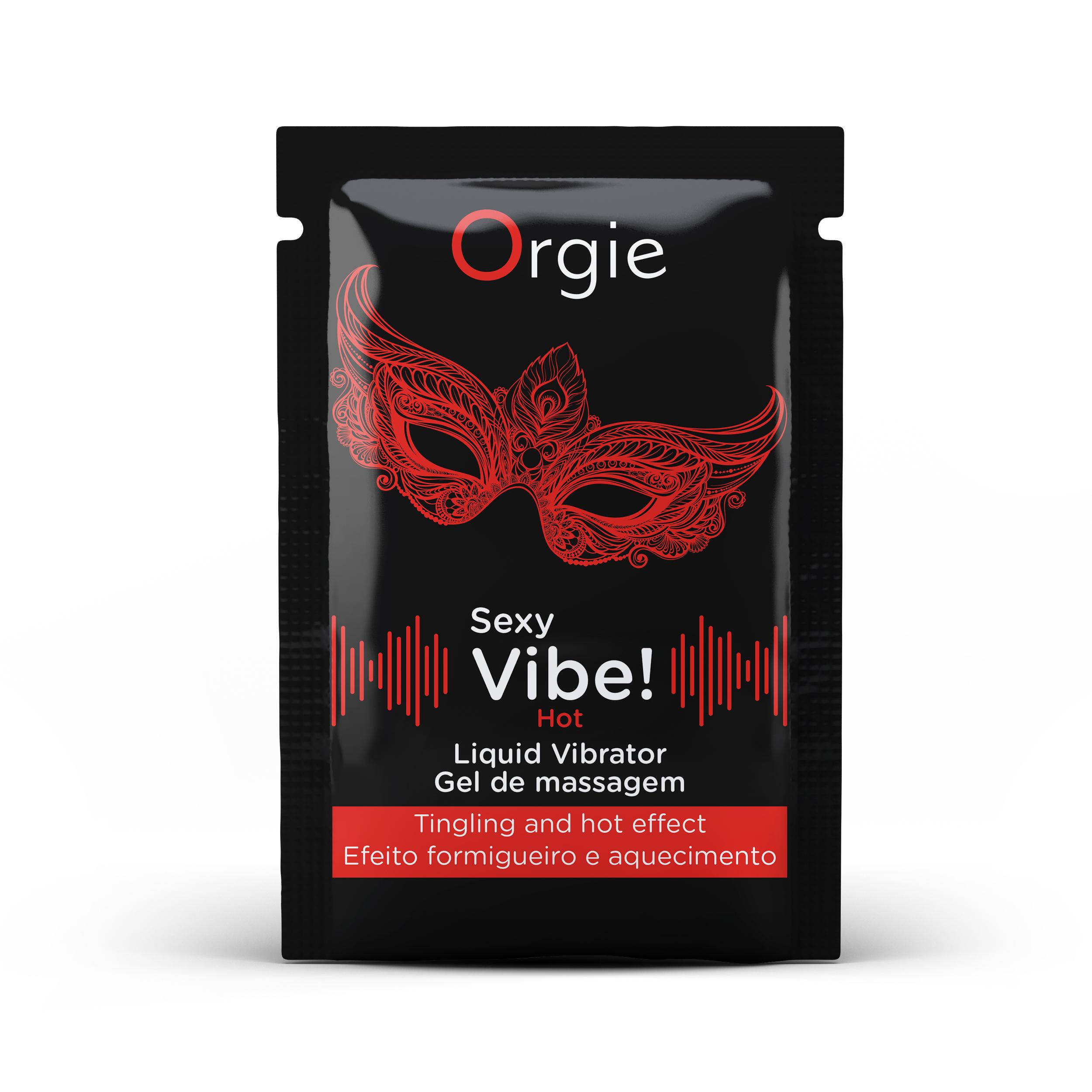 Гель з ефектом вібрації SEXY VIBE Red сашет 2 мл