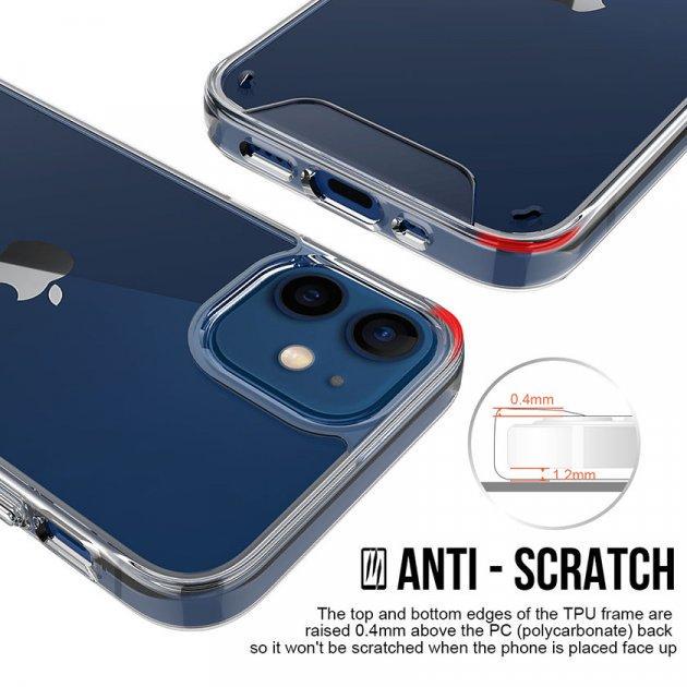 Противоударний Силиконовый Чехол Space Silicone Case для iPhone 12 Прозрачный - фото 8