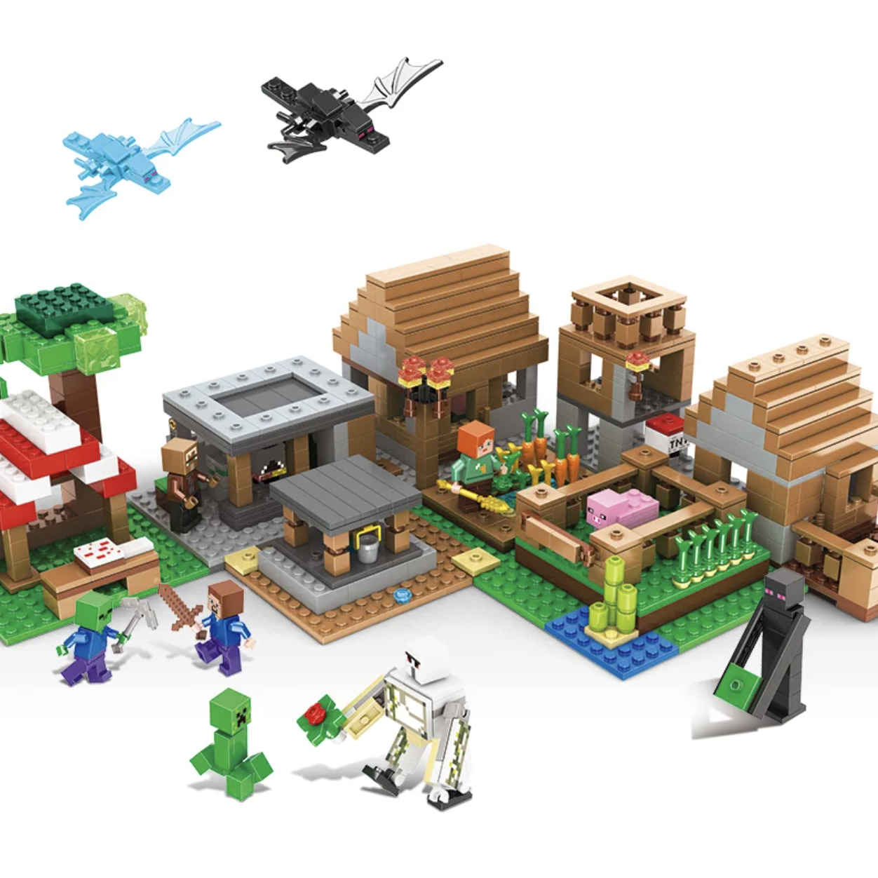 Конструктор My World Заворушка в селищі 938 деталей (AA8002) - фото 4 Конструктор My World Заворушка в селищі 938 деталей (AA8002) - фото 4