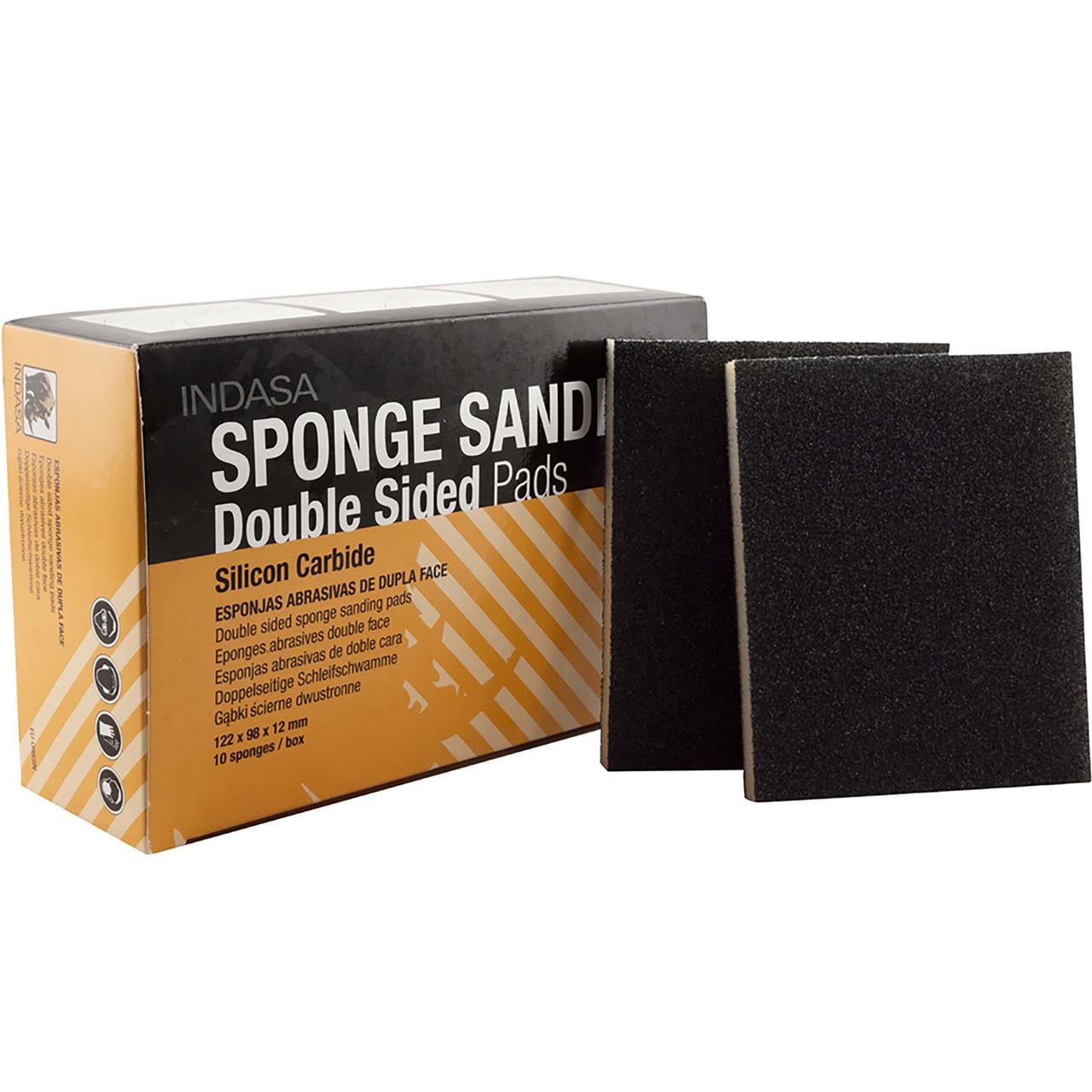 Шлифовальная губка двухсторонняя Indasa Abrasive Sponge Wood 98 x122 x13 мм P100 Шлифовальная губка двухсторонняя Indasa Abrasive Sponge Wood 98 x122 x13 мм P100