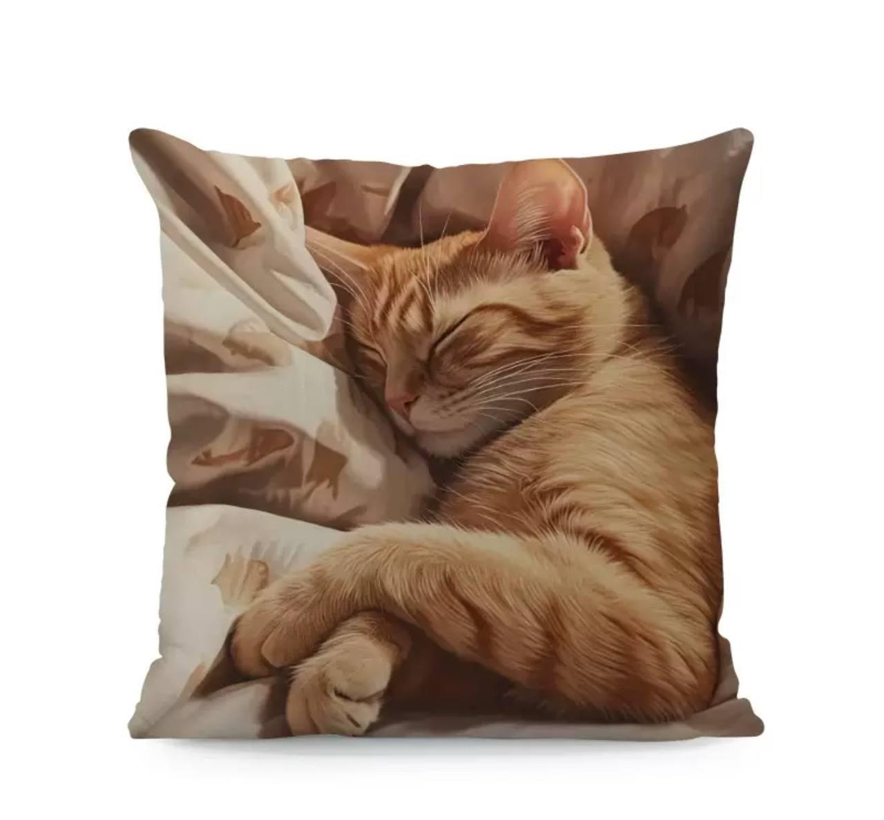 Наволочка декоративна Рудий Котик 45x45 см (2583522040)