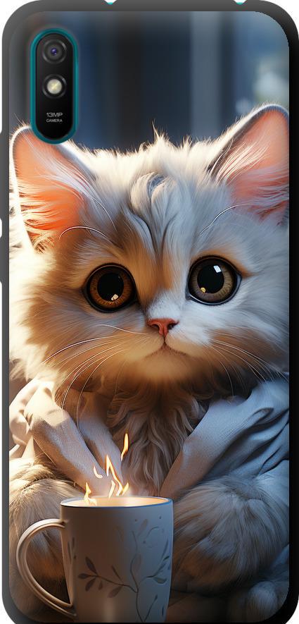 Чехол на Xiaomi Redmi 9A White cat (5646b-2034-42517) Чехол на Xiaomi Redmi 9A White cat (5646b-2034-42517)