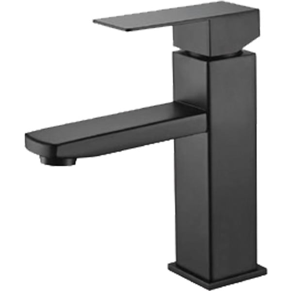 Смеситель для умывальника Zerix KUB-001 SUS304 Black (ZX4703)