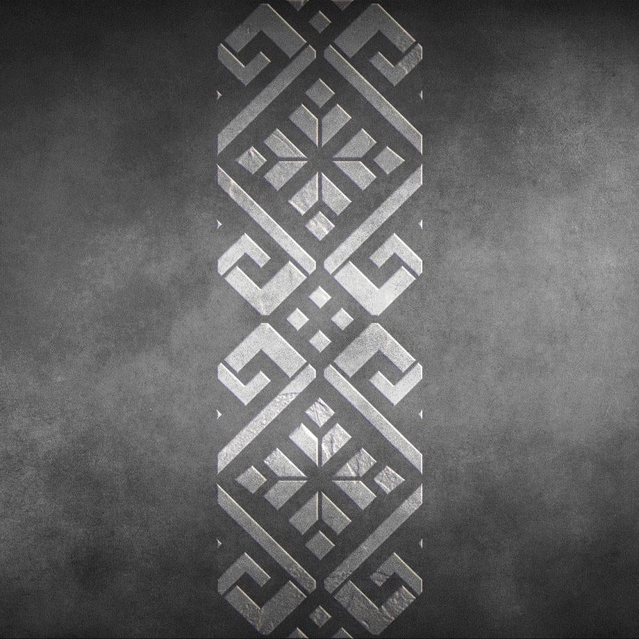 Трафарет для стен DFA Геометрия орнамент многоразовый пластиковый для штукатурки 0,3-1 мм (G00153)