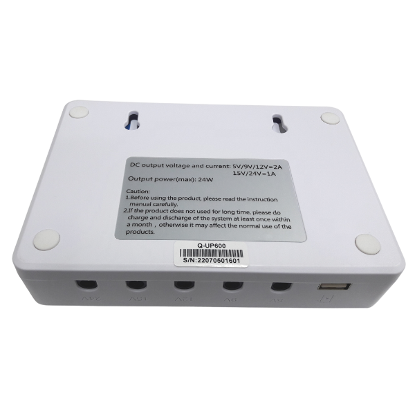 Безперебійник для роутера ДБЖ Andowl Q-UP600 MINI DC UPS 15000 mAh (59ab1f92) - фото 7