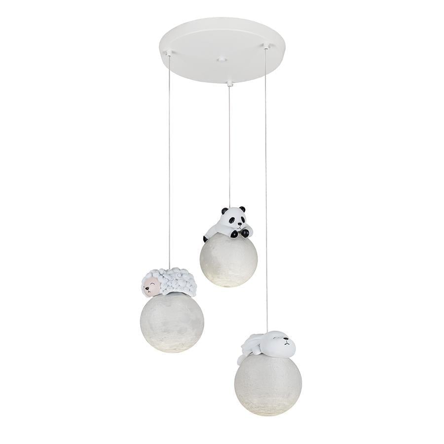 Люстра подвесная Lighthouse LS-19826-3 300 RPL с MIX животными