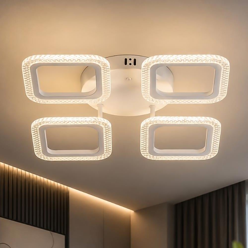 Люстра потолочная светодиодная Light House SRS-20690/4 WT 64W Белый