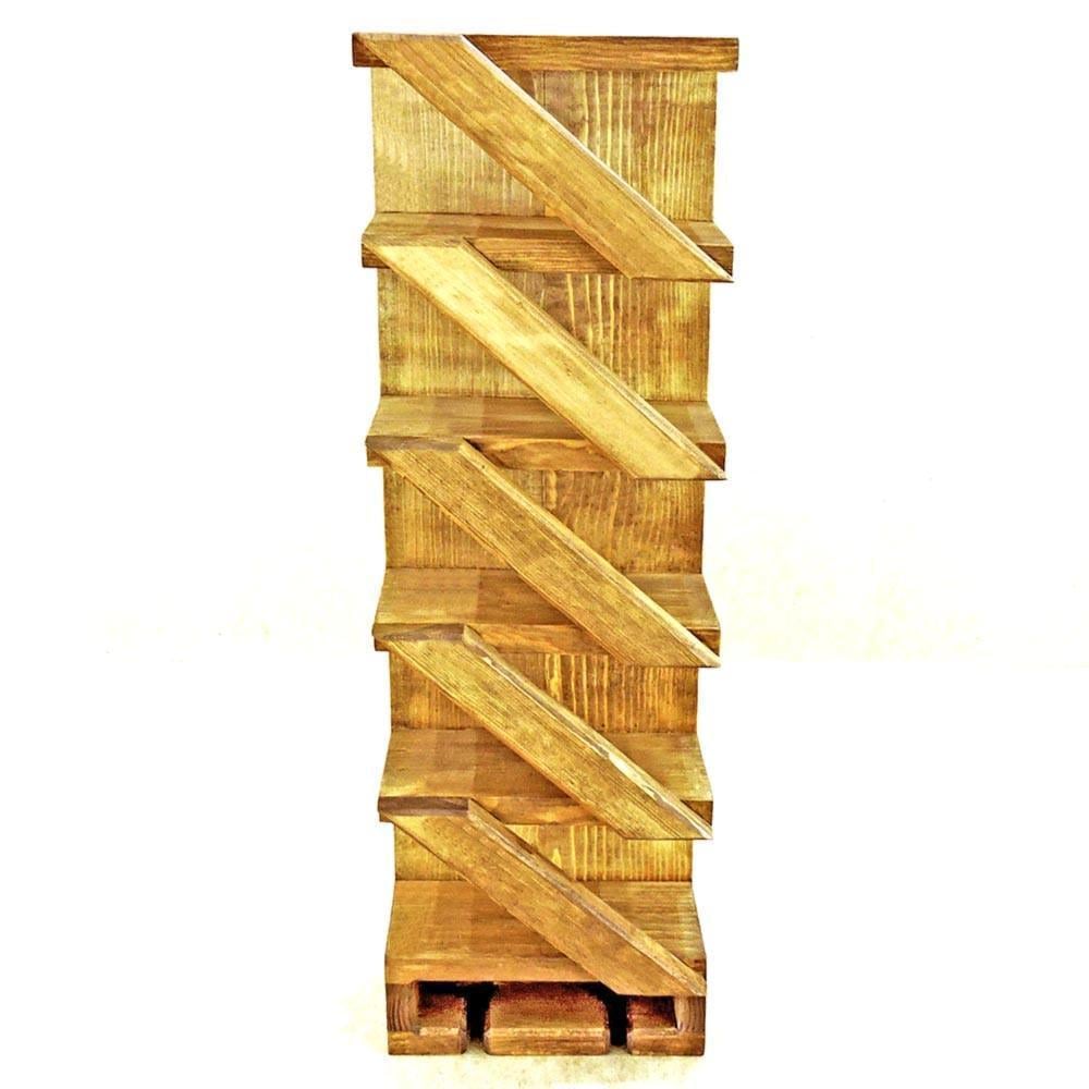 Полка для вина настенная из дерева Хасимото Сиена (ПНК-002705)