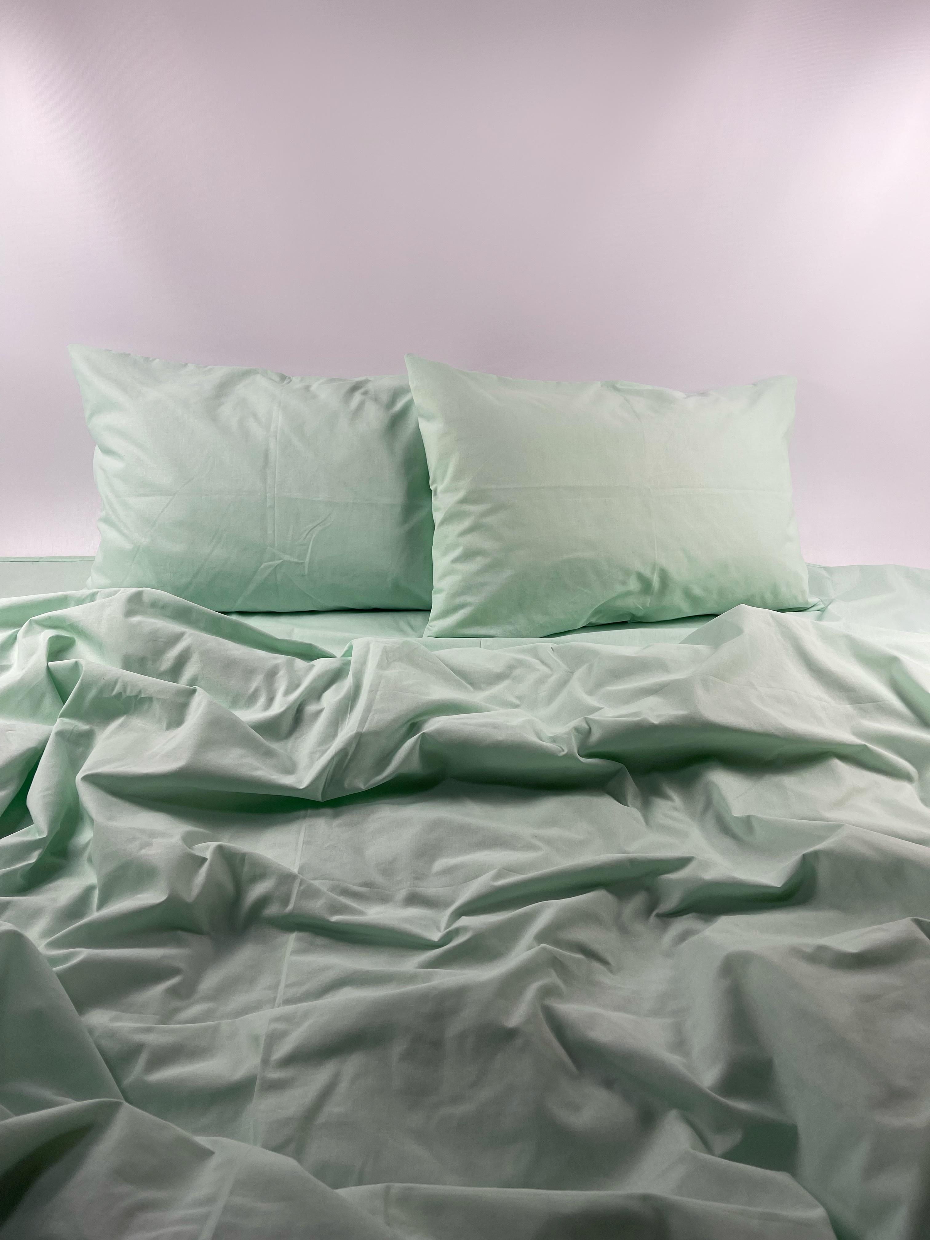 Комплект постельного белья Ватин Голд-Lux семейный Лаймовый (14708843)