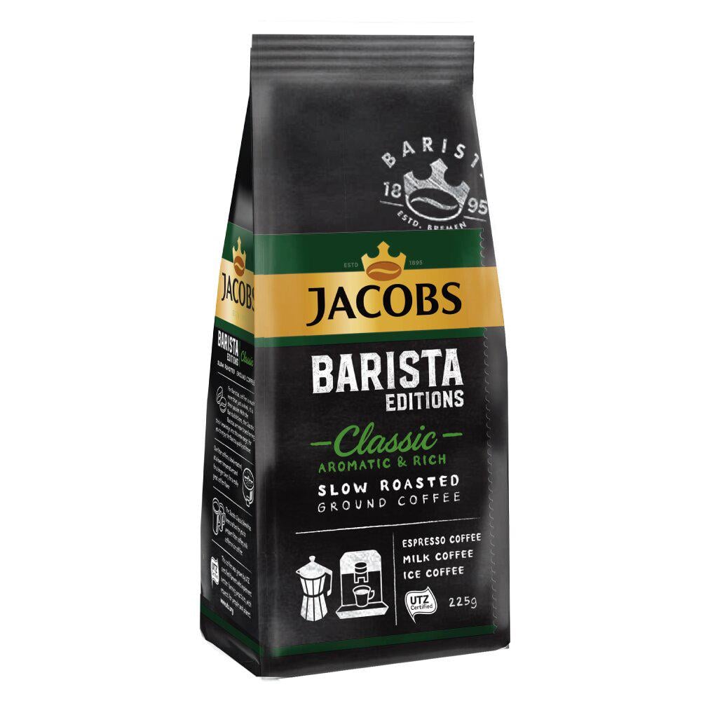 Кофе мелена Jacobs Бариста Classic 225 г (j10000518)