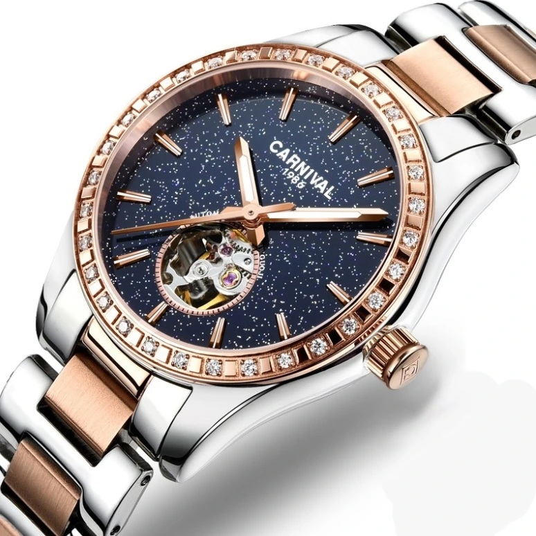 Годинник жіночий механічний Carnival Lady Elite (18207)