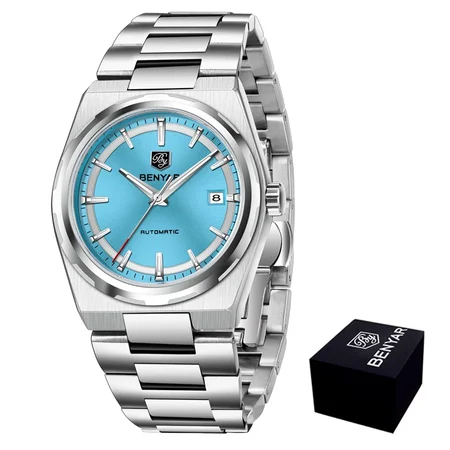 Наручные часы Benyar BY-5203 Silver/Ligh Blue Наручные часы Benyar BY-5203 Silver/Ligh Blue