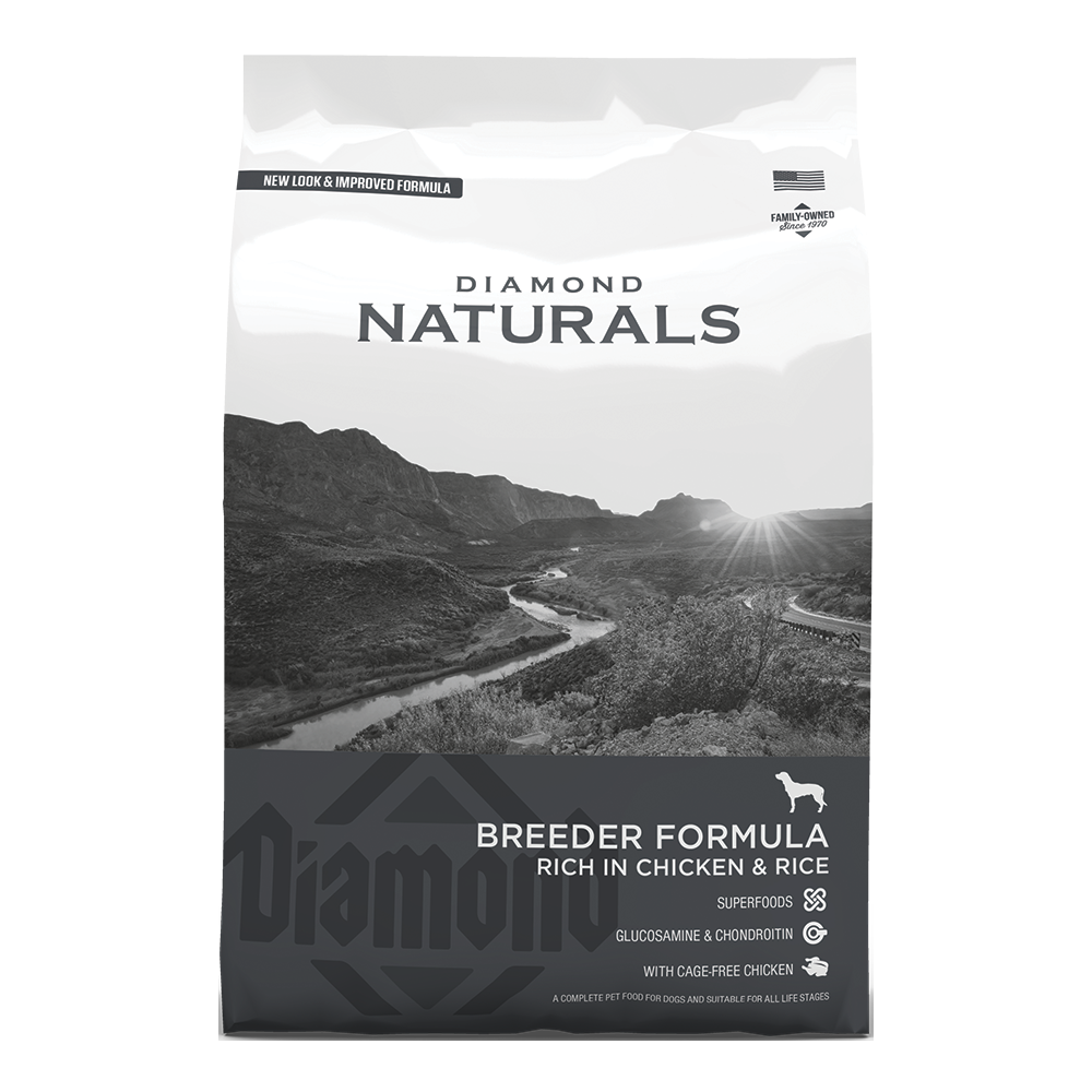Корм сухой для собак Diamond Naturals Dog Breeder Formula Chicken & Rice 20 кг (dn10090-HT56)